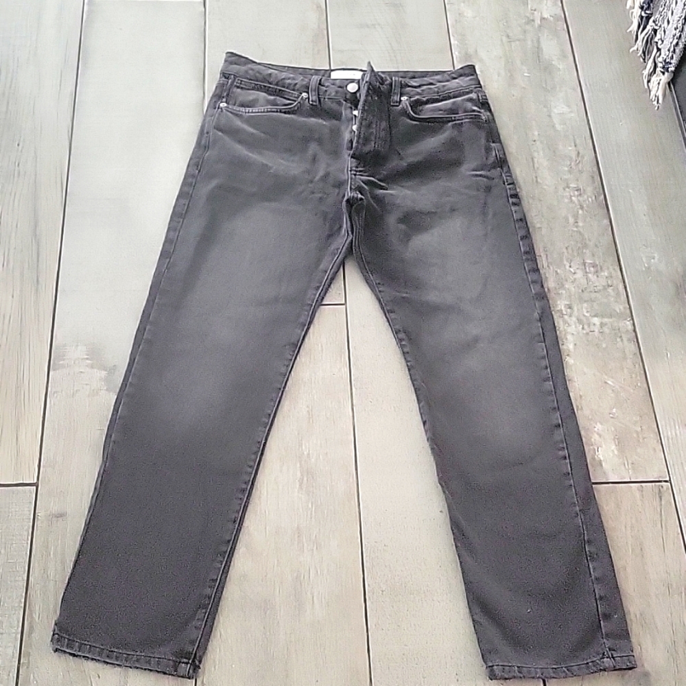Top Man relaxed  dark gray button-fly  size 32/32